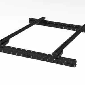 Must-Have MULTI RACK SYSTEM BAS TECHNIC OFFROAD POUR JEEP WRANGLER GLADIATOR JT AVEC 2 BARRES DE TOIT RHINO RACK SPORTZ NOIRE 1500 MM