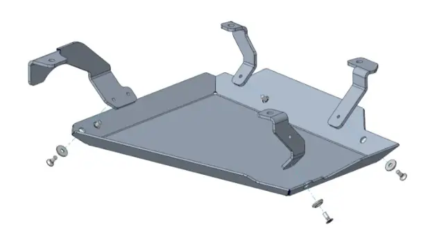 Réduction BLINDAGE RESERVOIR DIESEL EN ALUMINIUM 4MM POUR DACIA DUSTER A PARTIR DE 09/2020