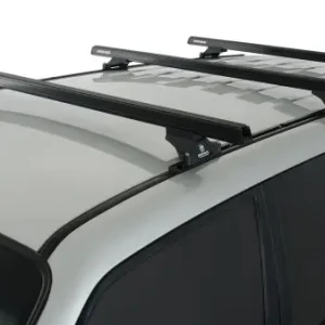 Retour Gratuit KIT 3 BARRES DE TOIT HEAVY DUTY NOIRES 1375 MM ET PIEDS RHINO RACK POUR LAND ROVER DISCOVERY 3 ET 4 (INCLUS RAILS)