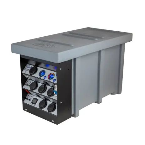 POWER PACK PORTABLE V2 12V - AVEC SEPARATEUR DE CHARGE INTEGRE ET CABLAGE Nouvel Arrivage