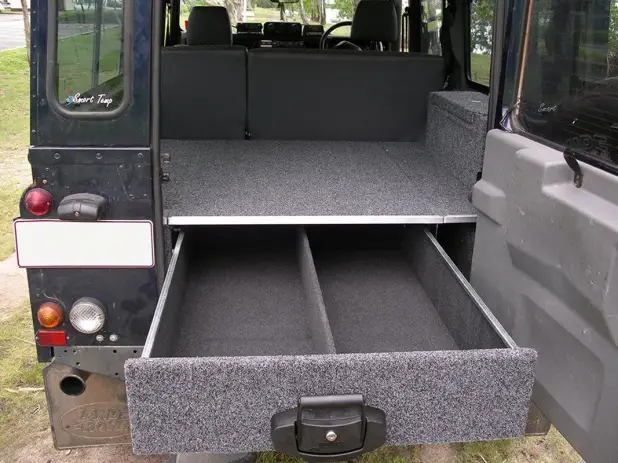 Produit De Marque TIROIR DE RANGEMENT SIMPLE 790 X 1070 X 280 MM ARB POUR LAND ROVER DEFENDER 110 DE 2002 A 2016