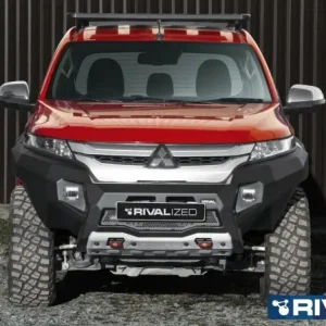 PARE CHOCS AVANT RIVAL EN ALUMINIUM POUR MITSUBISHI L200 A PARTIR DE 2019 SANS FEUX LED Offre Spéciale