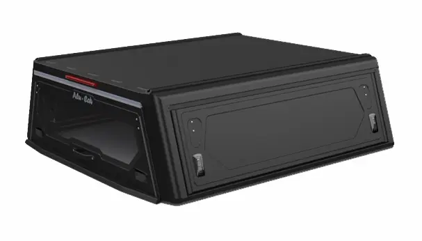 HARDTOP ALU CAB "CONTOUR NEXT GENERATION" POUR NISSAN NAVARA DOUBLE CABINE A PARTIR DE 2015 - ALUMINIUM NOIR SANS VITRES LATERALES Paiement Sécurisé