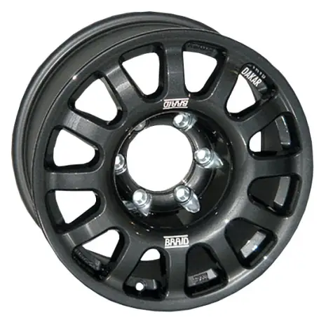 Pas Cher JANTE ALUMINIUM BRAID FULLRACE GRISE ANTHRACITE 7 X 16 ENTRAXE 6 X 139,7 DEPORT -25 POUR TOYOTA HDJ / FZJ / FJ / HZJ 80