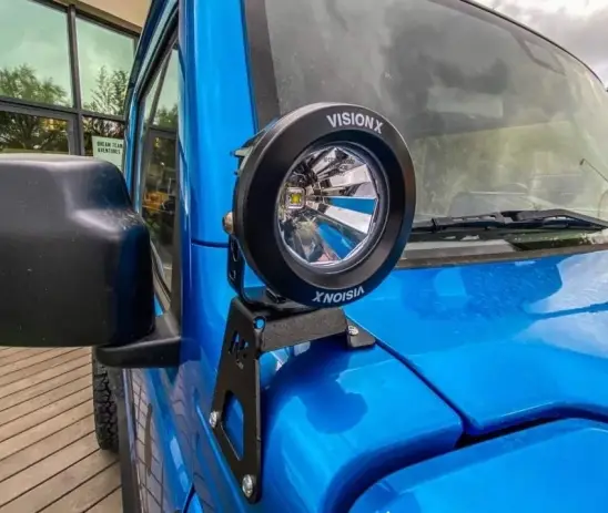 SUPPORT DE MONTAGE PHARE LONGUE PORTEE POUR SUZUKI JIMNY 2018+ Commander Vite