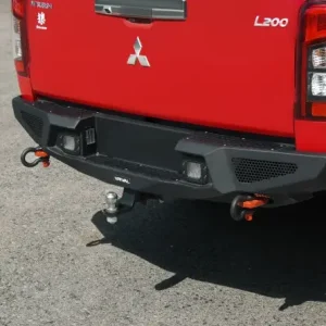 Dernière Chance PARE CHOCS ARRIERE RIVAL EN ALUMINIUM POUR MITSUBISHI L200 A PARTIR DE 2019 SANS FEUX LED