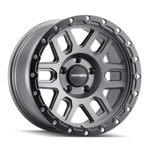 Achetez Aujourd’hui JANTE ALUMINIUM RENFORCEE MAYHEM 8304 GUN METAL 5X127 17'X9 ET0