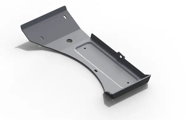BLINDAGE RESERVOIR ADBLUE ALUMINIUM 6 MM RIVAL POUR FORD RANGER 2015-2018 (INCLUS EURO6) Prix Bas