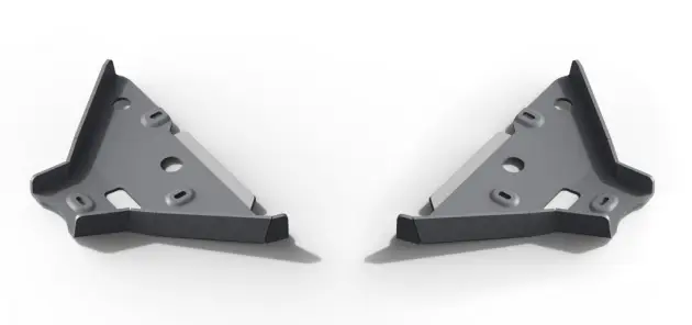 BLINDAGE ALUMINIUM 6 MM TRIANGLES AVANT RIVAL POUR FORD RANGER DE 2012 A 2022 Commande En Gros