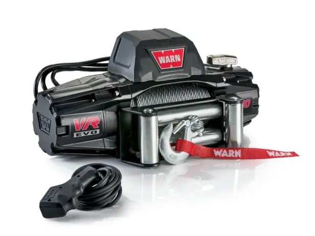 Bon Marché TREUIL WARN VR EVO 10 4.5 TONNES 12V CABLE ACIER AVEC COMMANDE FILAIRE ET SANS FIL