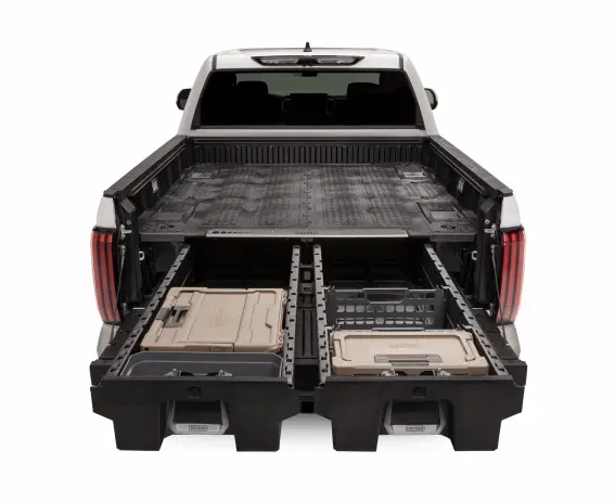 Pas Cher SYSTEME TIROIR ETANCHE + PLATEAU DECKED POUR TOYOTA TUNDRA DE 2007 A 2021 BENNE COURTE
