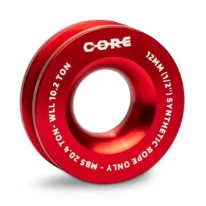 Nouvel Arrivage POULIE DE RENVOI CORDE SYNTHETIQUE 98MM (DONUT) ROUGE 20.4 TONNES