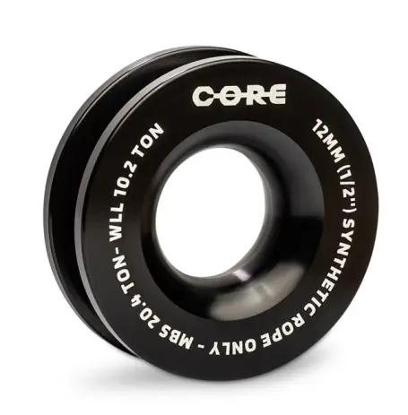 POULIE DE RENVOI CORDE SYNTHETIQUE 98MM (DONUT) NOIR 20.4 TONNES Solde