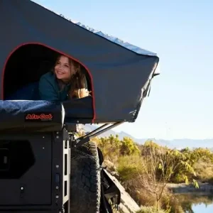 Haute Qualité TOIT RELEVABLE MODCAP AVEC TENTE COMPACT CAMPER ALU-CAB 2 PERSONNES ET PLAQUES MOLLE