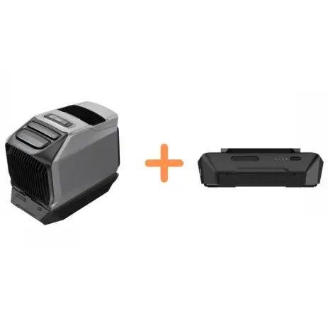 Commander Maintenant KIT CLIMATISEUR PORTABLE ECOFLOW WAVE 3 ET BATTERIE ADDITIONNELLE 1024wH