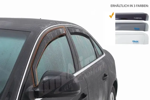 DEFLECTEUR D'AIR NOIR VITRE AVANT POUR ISUZU D-MAX SIMPLE ET EXTRA CABINE A PARTIR DE 2019 Réduction