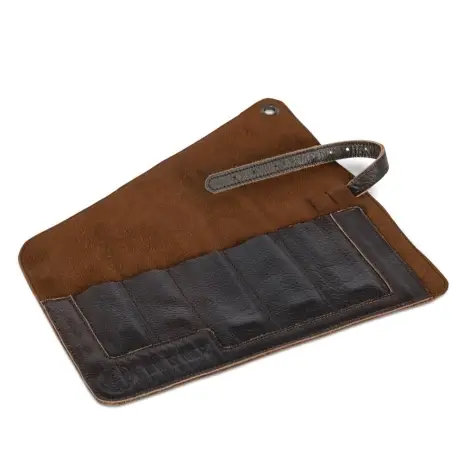 Promotion ETUI EN CUIR POUR JEU DE COUVERTS DE CAMPING PETROMAX POUR 1 PERSONNE