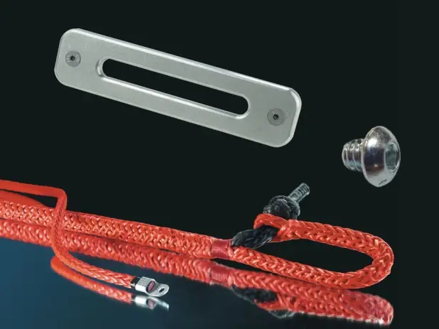 KIT CORDE SYNTHETIQUE 20M x 11.3MM ET ECUBIER ALUMINIUM NOIR POUR TREUIL WARN VR EVO 12 Prix Réduit