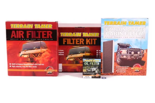 Acheter Direct KIT 4 FILTRES TERRAIN TAMER POUR TOYOTA TACOMA T24 2.4L ESSENCE HYBRIDE 2024+