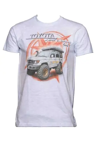 T-SHIRT LAND CRUISER BOUSSOLE GRIS TAILLE XXL Populaire
