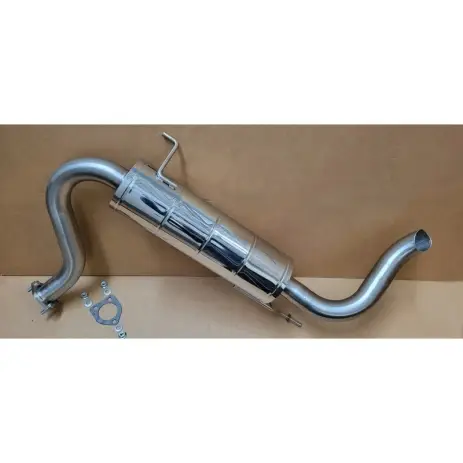 ECHAPPEMENT INOX : SILENCIEUX ARRIERE SORTIE A DROITE POUR MITSUBISHI PAJERO DID 3 PORTES DE 2010-2015 3.2L TD 200HP Prix Promo