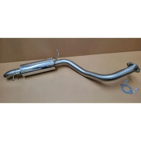 ECHAPPEMENT INOX : SILENCIEUX ARRIERE AVEC TUBE DE SORTIE POUR MITSUBISHI PAJERO DID 5 PORTES DE 2010-2018 3.2L TD 200HP Réduction