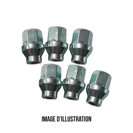 Solde KIT VISSERIE 14X1.5 CHROME (POUR UNE JANTE)