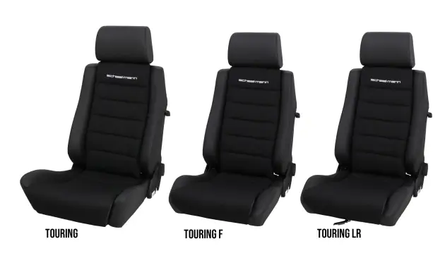 SIEGE DE REMPLACEMENT SCHEEL-MANN TOURING PERSONNALISABLE AVEC BORDS D'ASSISE BAS Expédié Aujourd’hui