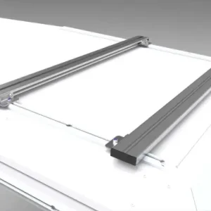 Prix Promo KIT DE 2 BARRES DE TOIT ALU CAB LONGUEUR 1250 MM GRISES SANS PIEDS