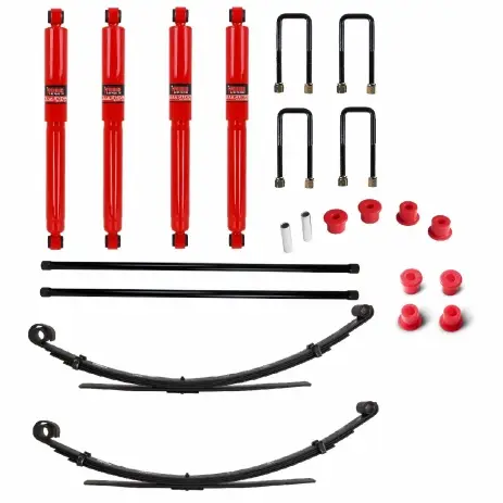Dernier Modèle KIT DE SUSPENSION PEDDERS REHAUSSE +40MM TARAGE HEAVY DUTY POUR TOYOTA HILUX 1997-2005