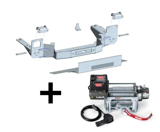 KIT DE MONTAGE INTEGRE AVEC TREUIL WARN M8000 POUR MERCEDES SPRINTER A PARTIR DE 2019 Satisfait Ou Remboursé