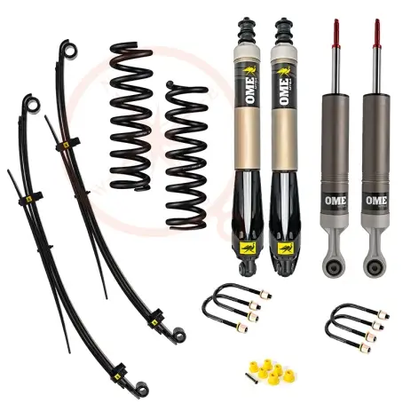 KIT SUSPENSION OME MT64 REHAUSSE +40MM LAMES TARAGE MEDIUM Promotion