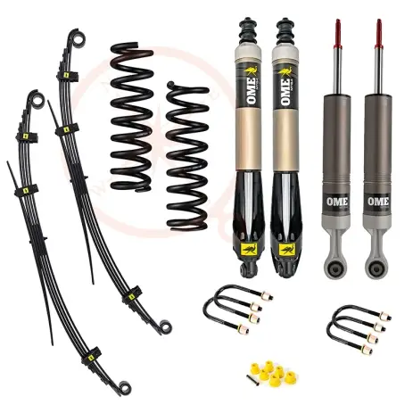 KIT SUSPENSION OME MT64 REHAUSSE +40MM LAMES TARAGE 300Kg Remise