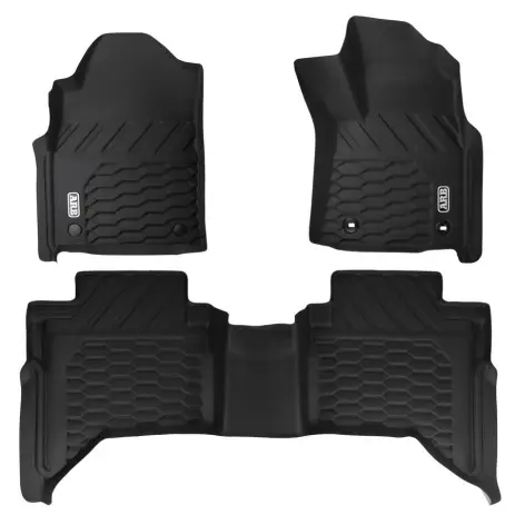JEU DE TAPIS DE SOL AVANT ET ARRIERE ARB EN CAOUTCHOUC POUR TOYOTA HILUX REVO DOUBLE CABINE 2015-2022 Super Prix