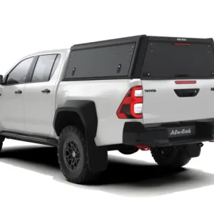 Marque HARDTOP ALU CAB EXPLORER GUARD POUR TOYOTA HILUX REVO DOUBLE CABINE - ALUMINIUM STRIE NOIR