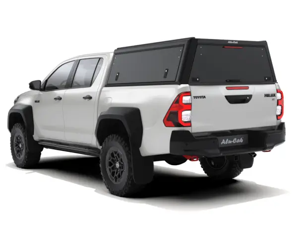Prix Bas HARDTOP ALU CAB EXPLORER GUARD POUR TOYOTA HILUX REVO DOUBLE CABINE - ALUMINIUM LISSE NOIR