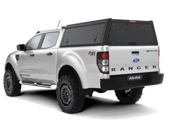 Seulement Aujourd’hui HARDTOP ALU CAB EXPLORER GUARD POUR FORD RANGER 2012-2022 DOUBLE CABINE - ALUMINIUM LISSE NOIR