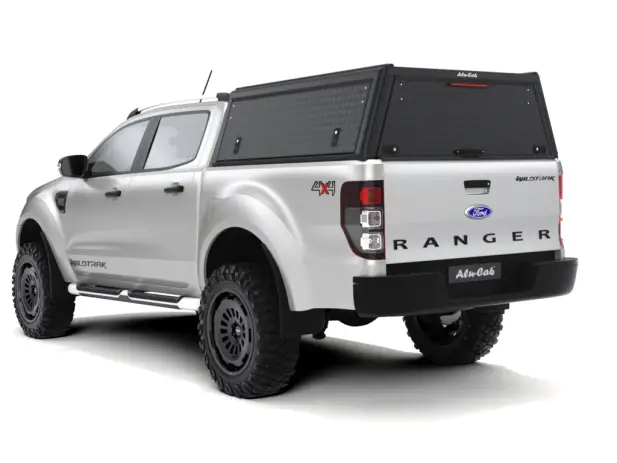 HARDTOP ALU CAB EXPLORER GUARD POUR FORD RANGER 2012-2022 DOUBLE CABINE - ALUMINIUM STRIE NOIR Petit Prix