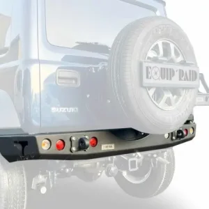 Nouveauté PARECHOCS ARRIERE AVEC SUPPORT DE ROUE DE SECOURS POUR SUZUKI JIMNY - POSE INCLUSE