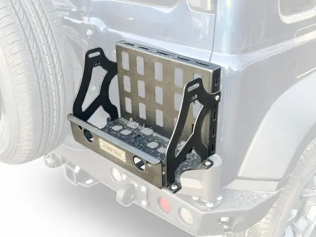 Meilleur Choix PORTE-JERRICAN POUR BRAS PIVOTANT DE PARECHOCS ARRIERE RENFORCE POUR SUZUKI JIMNY - POSE INCLUSE