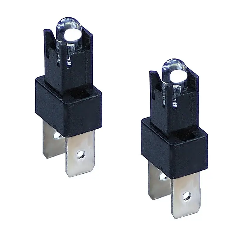 Solde Jeu de 2 douilles LED pour interrupteur Version avec LED droite
