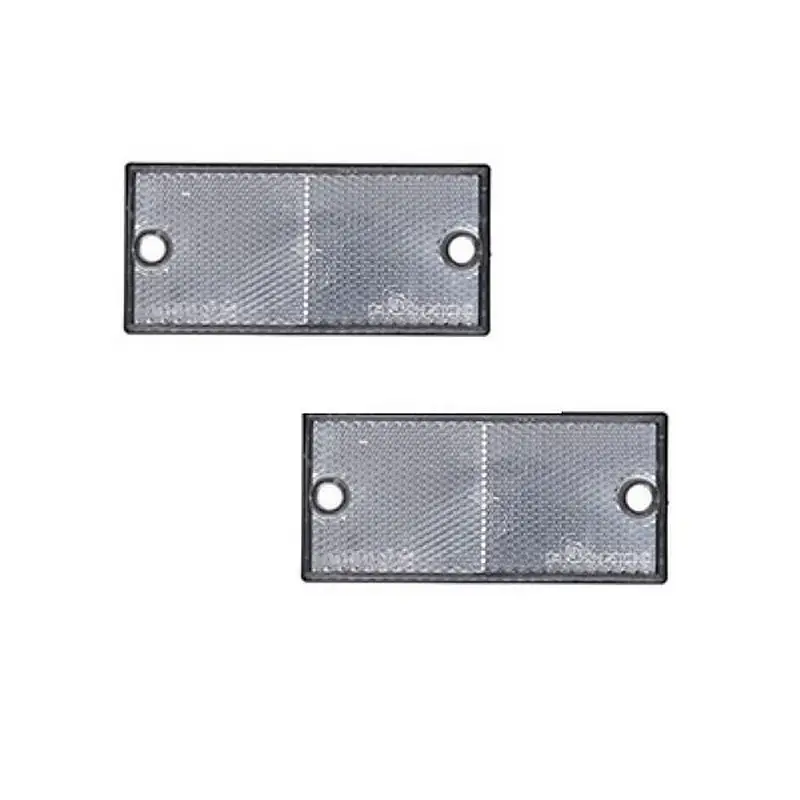 Livraison Gratuite Jeu de 2 grands catadioptres cristal pour remorque, caravane ou camping-car