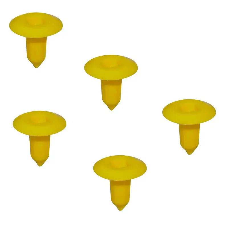 Prix Choc Jeu de 5 pièces de fixation en plastique jaune