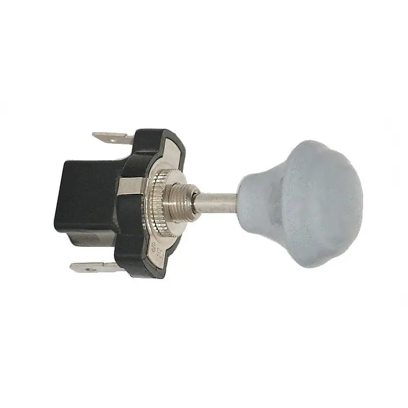 Interrupteur à tirette avec bouton gris Nouveauté