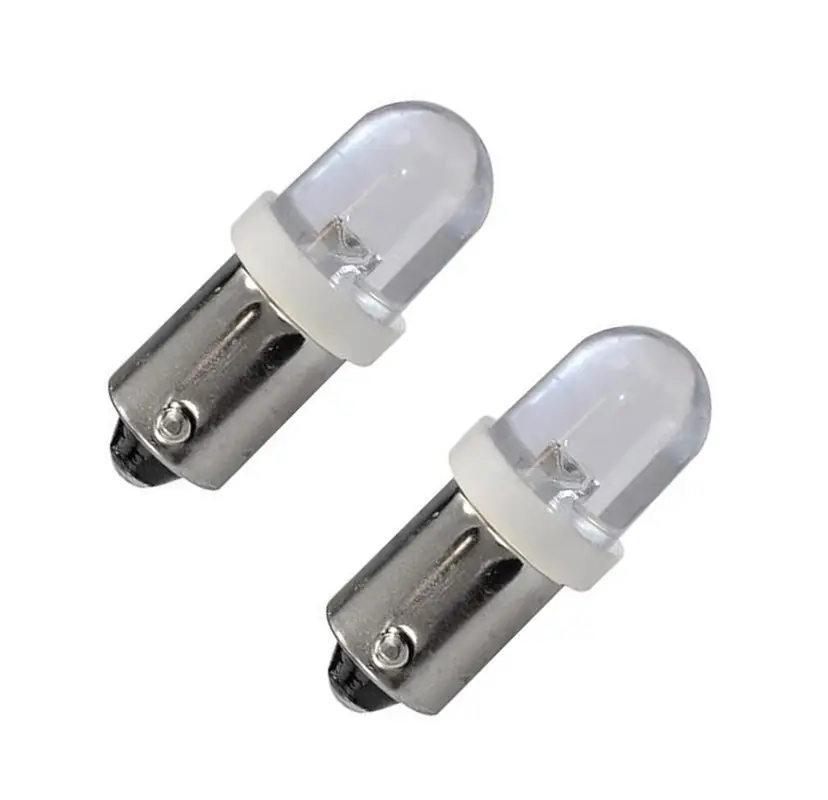 Jeu de 2 lampes LED 12/24Volts 4 Watts à culot BA9S Haute Qualité
