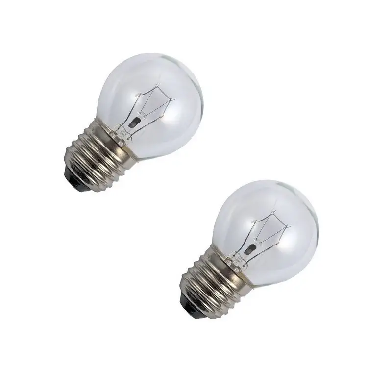 Jeu de 2 lampes 230 Volts 40 Watts à douille E27 Paiement Sécurisé