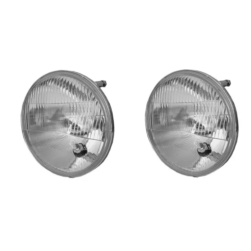 Jeu de 2 optiques de phares "Route/Longue Portée" pour Alpine A110/Citroën DS et Porsche 911 Meilleur Choix