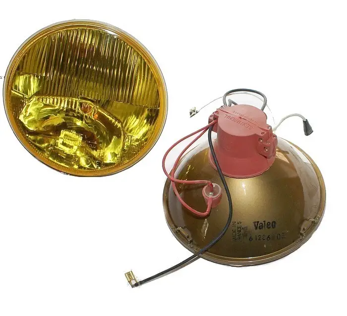 Dernière Chance Jeu de 2 optiques de phares à glace jaune pour AC COBRA ou ses répliques