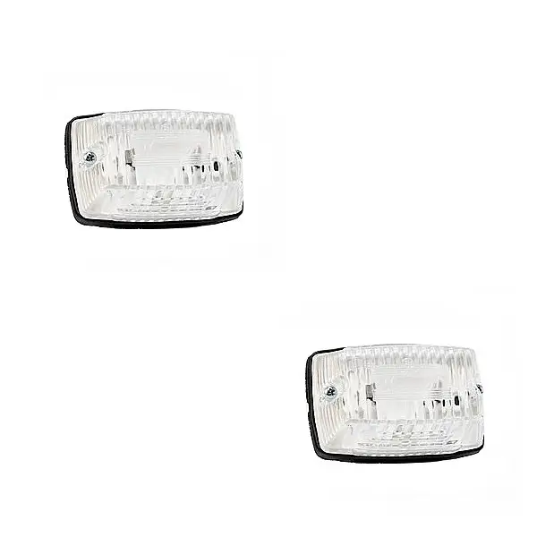 Jeu de 2 feux avant standard cristal pour remorque, caravane ou camping-car Certifié
