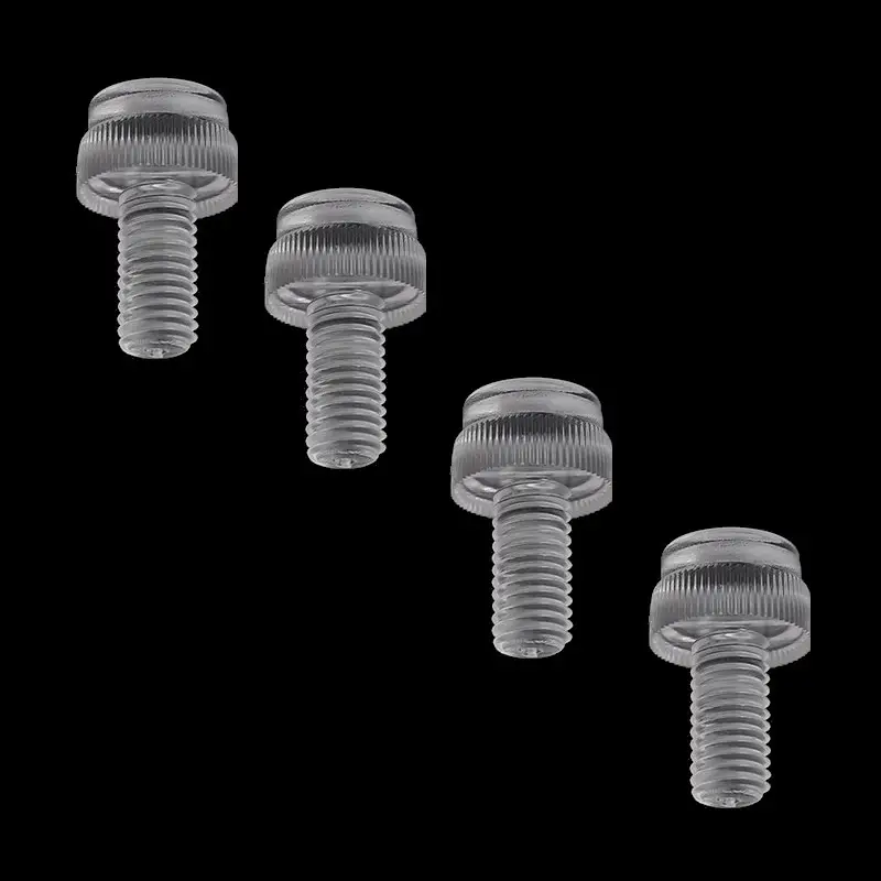 Nouvel Arrivage Jeu de 4 vis spéciales en plastique translucide pour feux de voitures Italiennes